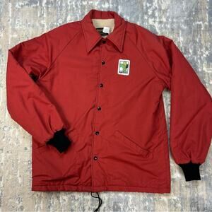 Vintage Swingster 70s AgriGold Seed Farmer Bomber Jacket Fleece Lined Medium